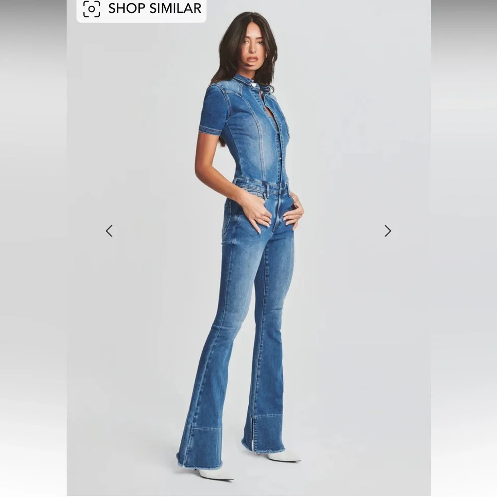 NWT SER.O.YA Fallon Jumpsuit in Bayside - Picture 3 of 11